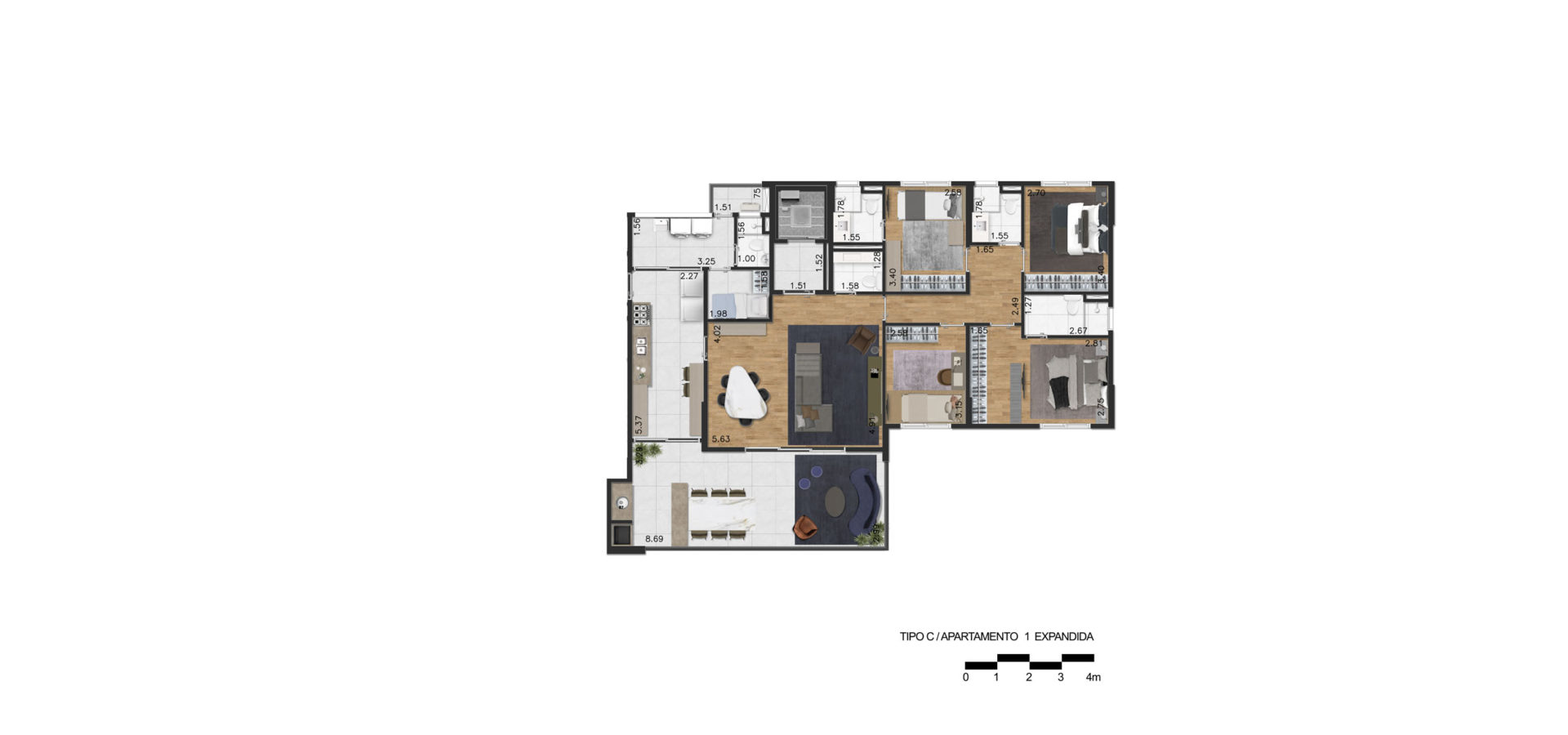 153M²